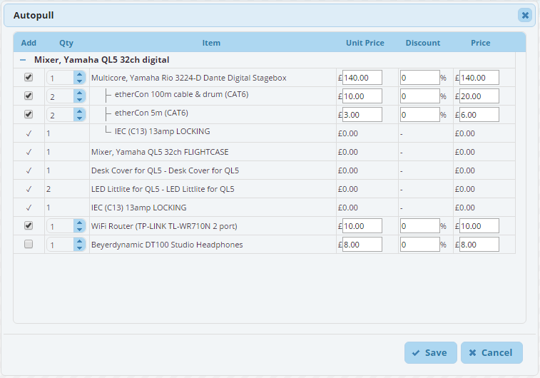 Extended Autopull view