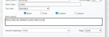 Calculated supplying list items – Percentage based line items of various sub totals